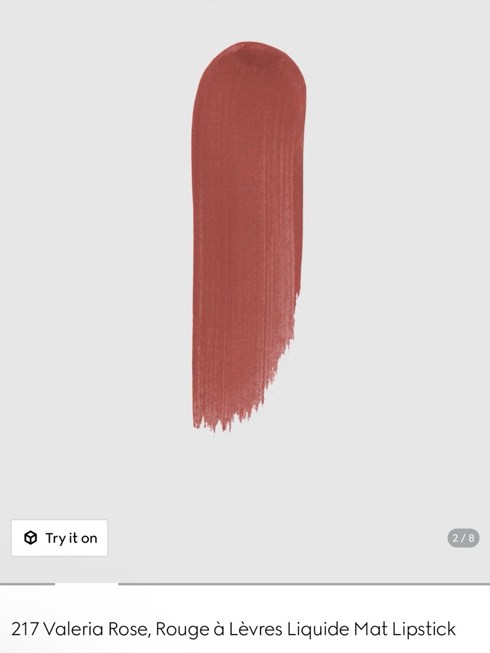 Gucci 217 Valeria Rose, Rouge à Lèvres Liquide Mat Lipstick - Picture 2 of 14